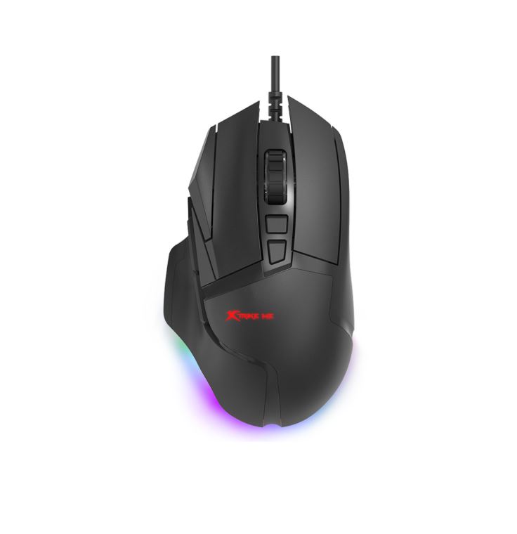 Ergonomic Right-Handed 13 Color RGB Dynamic Mouse Plug & Play With 8 Programmable Buttons Connectivity Wired USB Adjustable DPI Optical Sensor Xtrike Me Gm 520 Compatibility Windows Gaming Desktop Laptops - Image 6