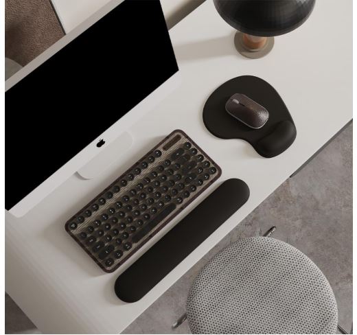 Ergonomic Comfort & Support: Anti-Slip Office Home H08 Silica Gel Cuff Wrist Mouse Pad - Image 3