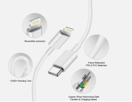 Apple Type C to iPhone     Fast Charging Cable Cord For  iPhone 14 13 12 11 Pro 11 XS MAX XR 8 7 6s Plus