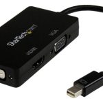 High  Quality  1080P Plug &  Play Mini Display Port Thunderbolt  Male to Female  DVI  HDMI & VGA  3 in 1 Hub  Adaptor (Branded Used 100% Original)