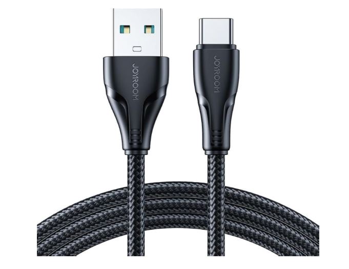 Durable Nylon Design Surpass Series S-a11 Joyroom S-UC027A11 USB A Male to Type C Male Fast Charging & Data Transfer Cable (Copy) - Image 2
