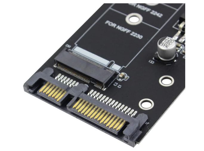 Compact & Portable Easy Installation M2 SATA 2.5 Inch SSD to NGFF SATA3 Cord Adapter For Internal Use For Laptop PC Desktop - Image 5
