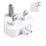 UK AC  Adapter 3 Pin  Power  Wall Travel  Plug   Compatible with Apple iBook/MacBook Pro
