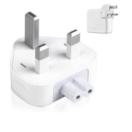 UK AC  Adapter 3 Pin  Power  Wall Travel  Plug   Compatible with Apple iBook/MacBook Pro